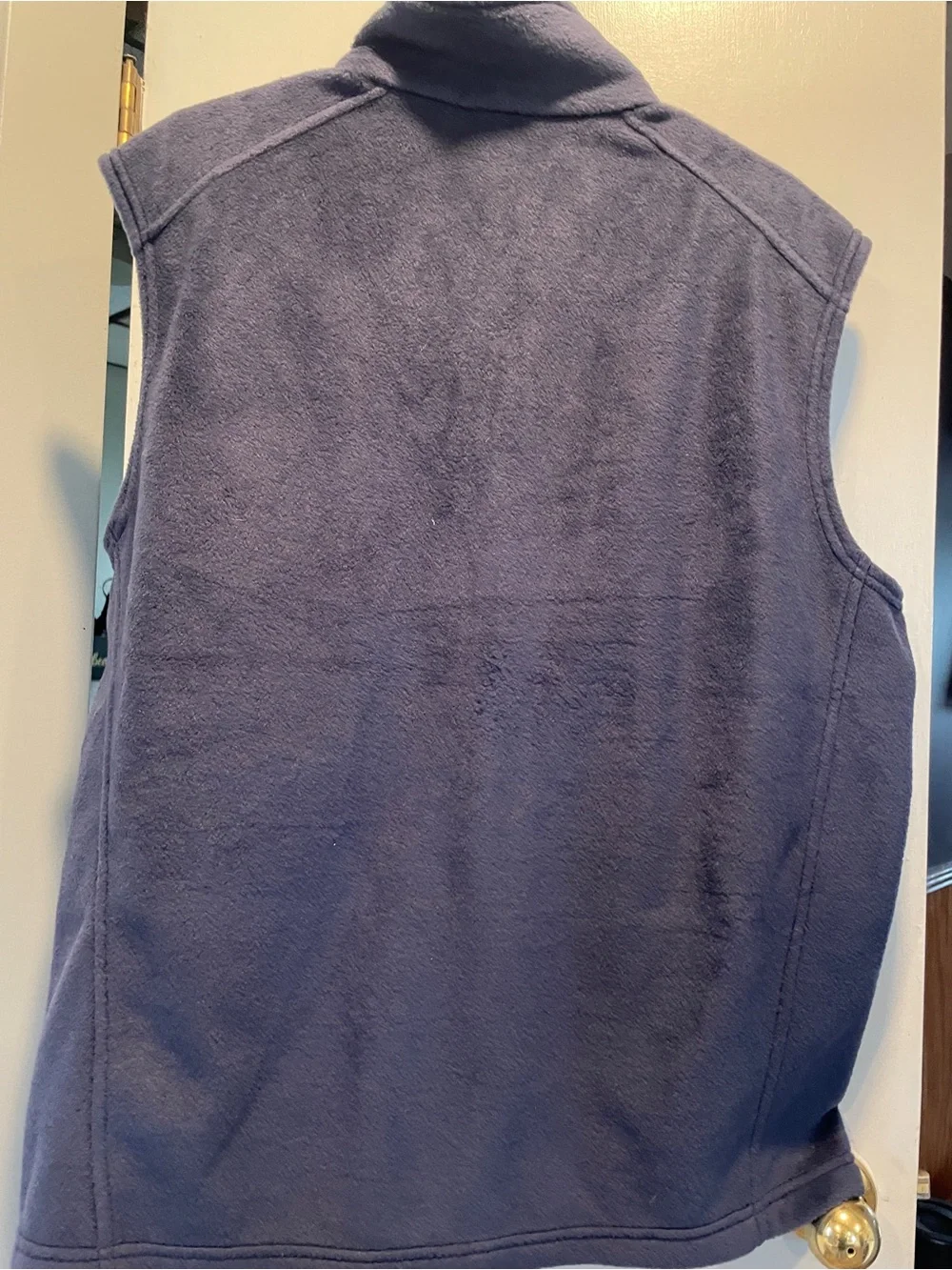 Columbia Dark Blue Sleeveless Fleece  Vest men’s size L